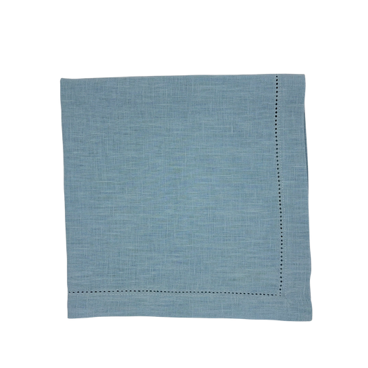 Linen Napkin in Light Blue made with 100% European Linen - La Dinette