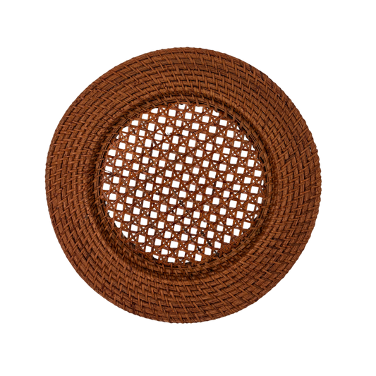 6 x Rattan Dækkebrik