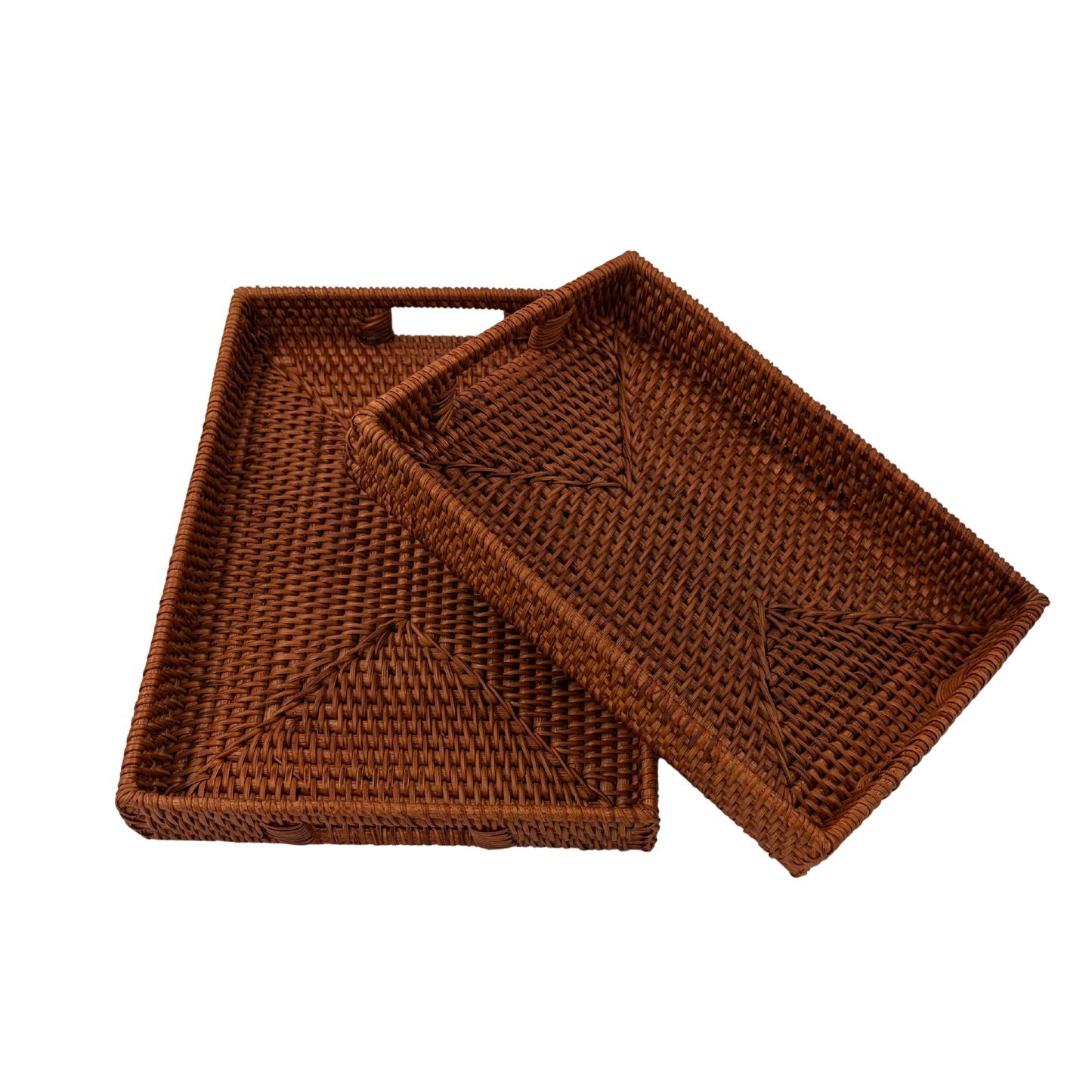 Rattan Bakkesæt - Mellem & Stor