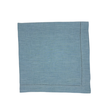 Linen Napkin in Light Blue made with 100% European Linen - La Dinette