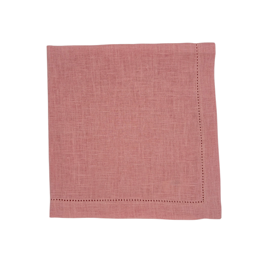 Linen Napkin in Light Pink made with 100% European Linen - La Dinette