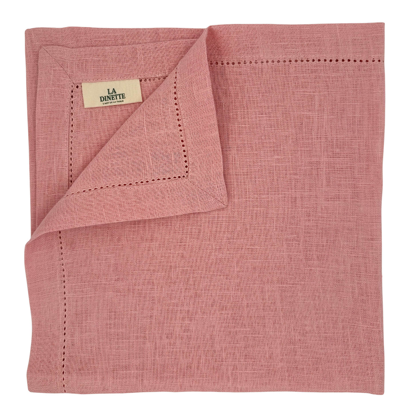 Linen Napkin in Light Pink made with 100% European Linen - La Dinette