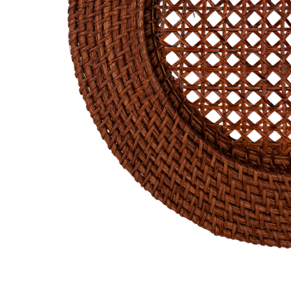 6 x  Rattan Dækkebrik