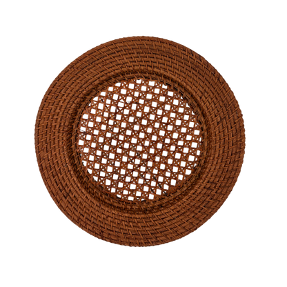 6 x  Rattan Dækkebrik