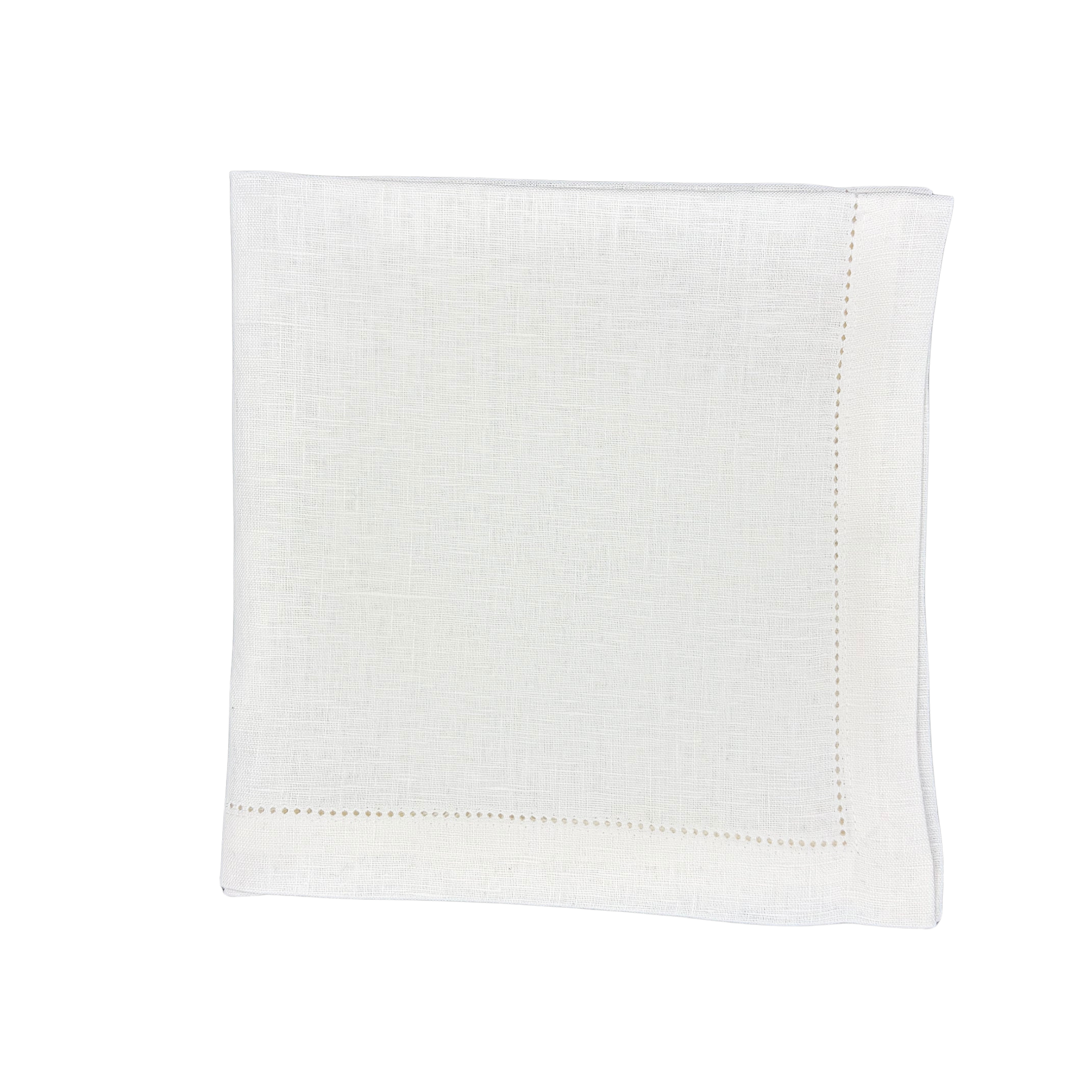 Linen Napkin White made with 100% European Linen - La Dinette
