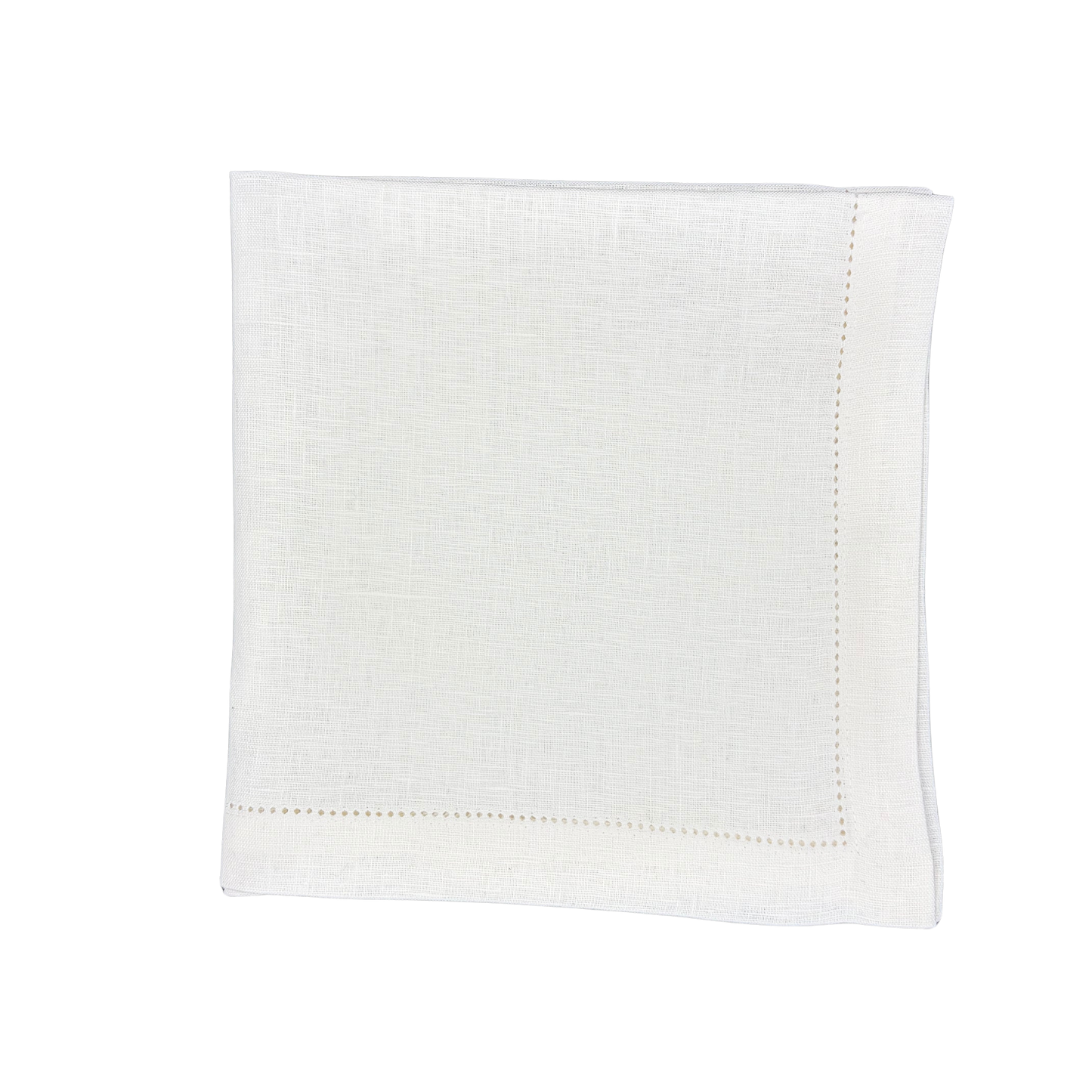 6 x Hørserviet - Linen White