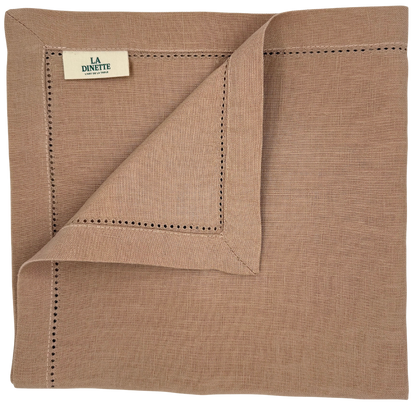 Linen Napkin in Beige made with 100% European Linen - La Dinette